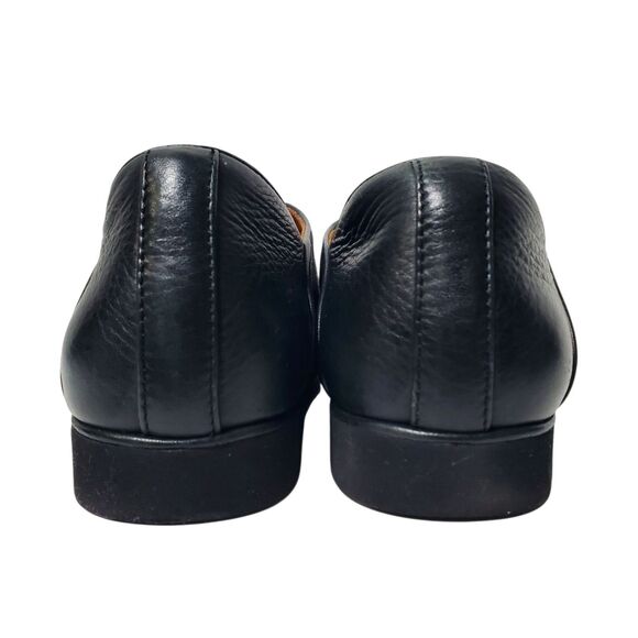 L’Amour Des Pieds Black Point Toe Leather Flats Sz 6 Comfort Dressy Casual - Picture 6 of 10